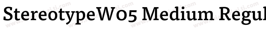 StereotypeW05 Medium Regular字体转换